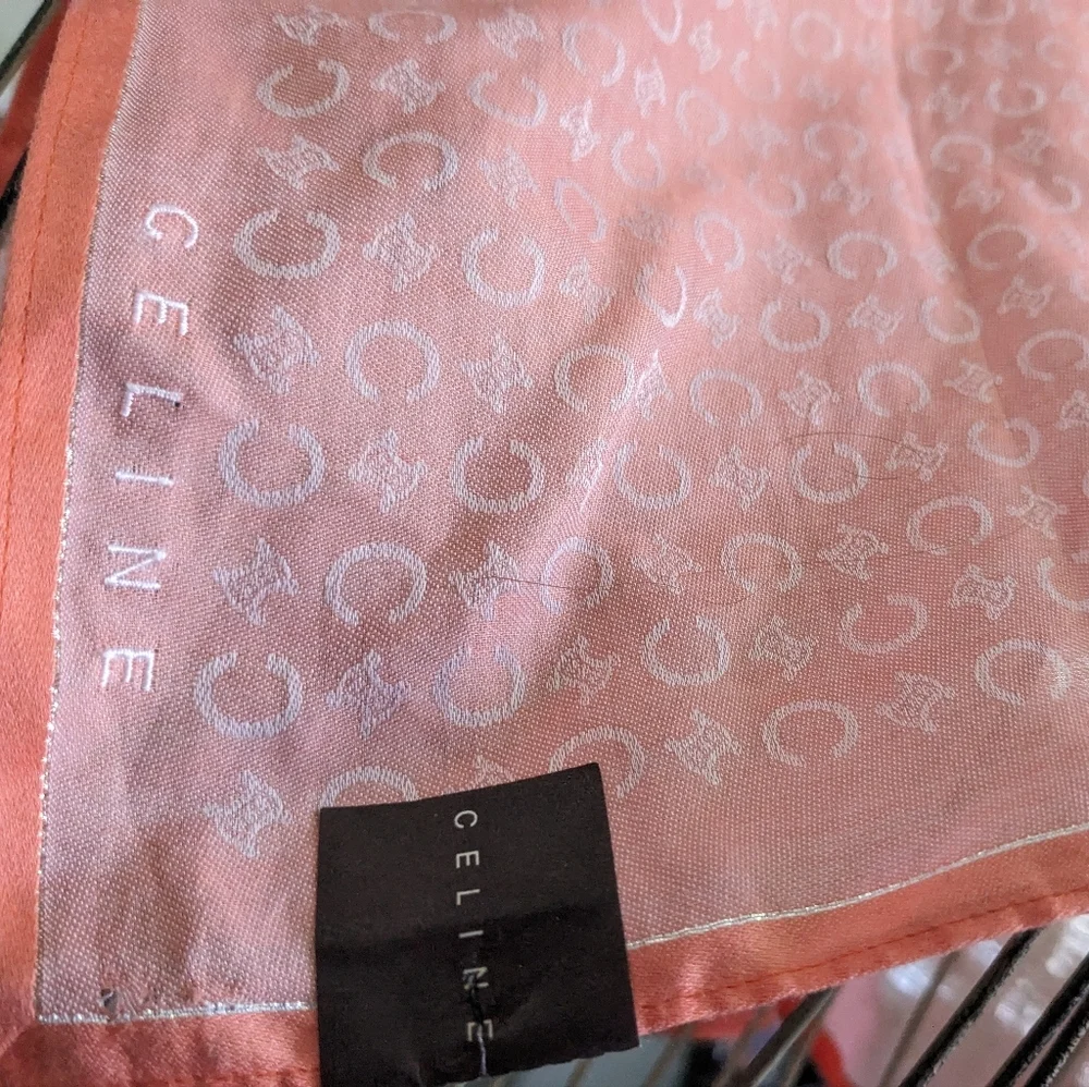 Celine Vintage Handkerchief Woven Fabric
